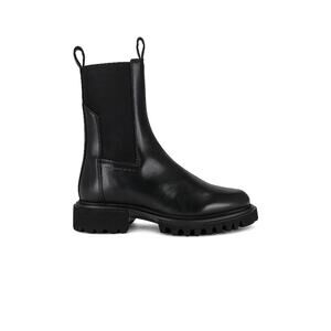 All Saints Black Combat & Moto Boots